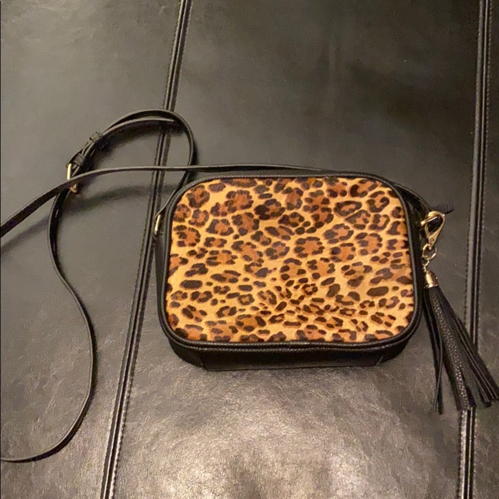 Kate and Alex crossbody with animal print